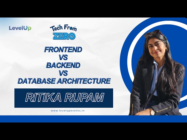 Frontend vs Backend vs Database Architecture | Tech From Zero | LevelUp