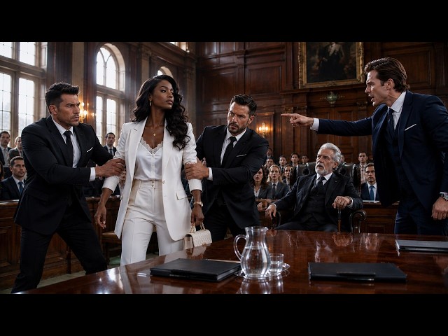 He Ordered Security to Drag His Black Wife Out—Until the Chairman Called Her His Successor.