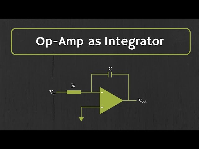 Op-Amp Integrator (with Derivation and Solved Examples)