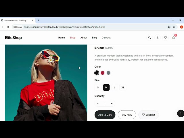 Premium E-commerce Website Template (Bootstrap 5) | EliteShop Demo
