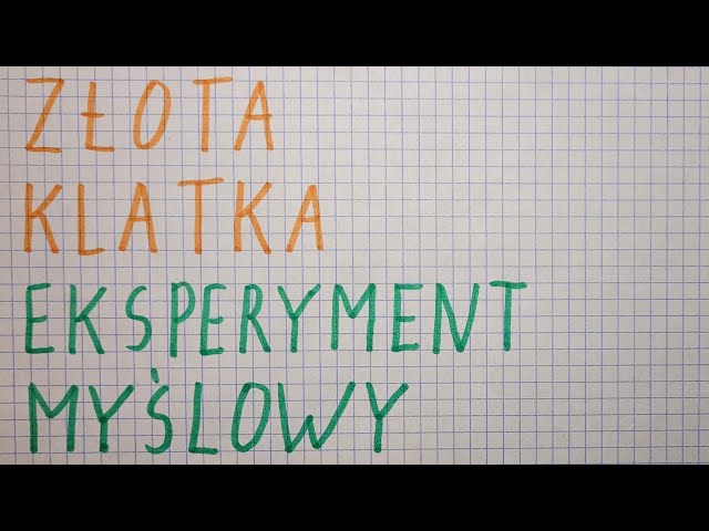 #FMD88 Złota klatka komfortu i co z nią robić - eksperyment myślowy