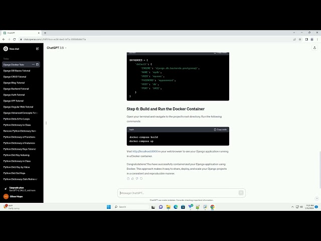 python django docker tutorial