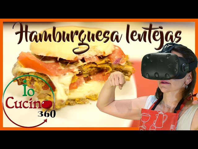 Que hacer con lentejas?🍔 HAMBURGUESAS DE LENTEJAS | Burger saludables en 360°