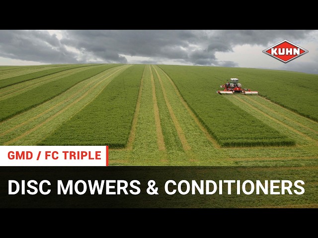 KUHN GMD / FC TRIPLE - Mowers - Mowers conditioners (In action)