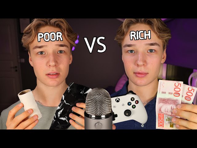 POOR VS RICH ASMRTIST