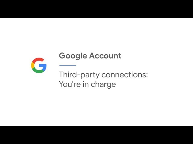 Third-party connections: You're in charge
