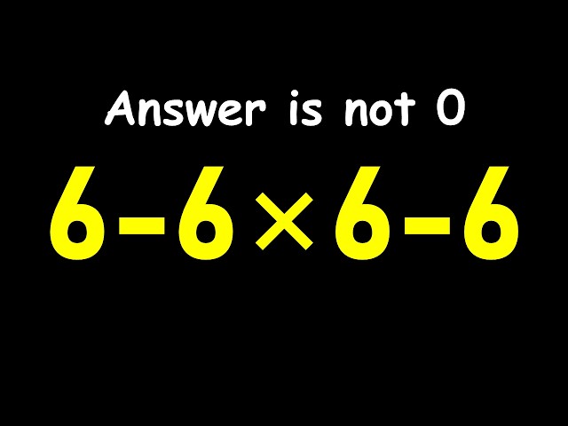 Only 1 in 100 People Gets the Correct Answer!
