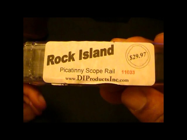 DIProducts Picatinny Scope Rail for Rock Island 22 TCM Rifle