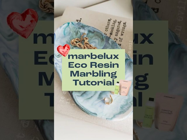 marbelux Marbling Tutorial | How to Create a Marble Effect with Eco Resin