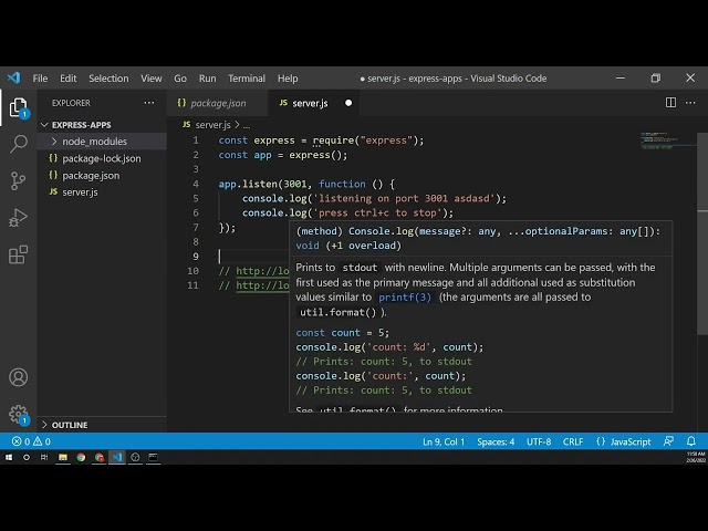 MERN Stack Tutorial [Tagalog] 1.  Setting up express server