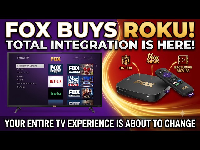 Big Changes Are Coming to Roku TVs & Roku Players As Fox Buys Roku
