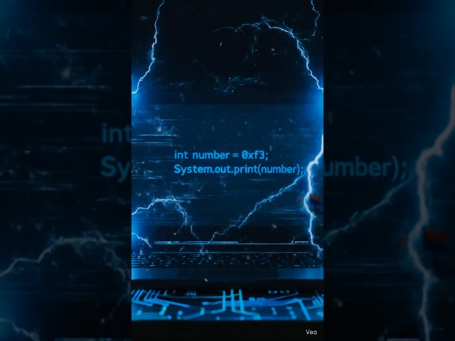 90% Students Get This Wrong! 😳java 🔥 | What is the Output of System.out.print(0xf3)? 🤔 #Java #Coding