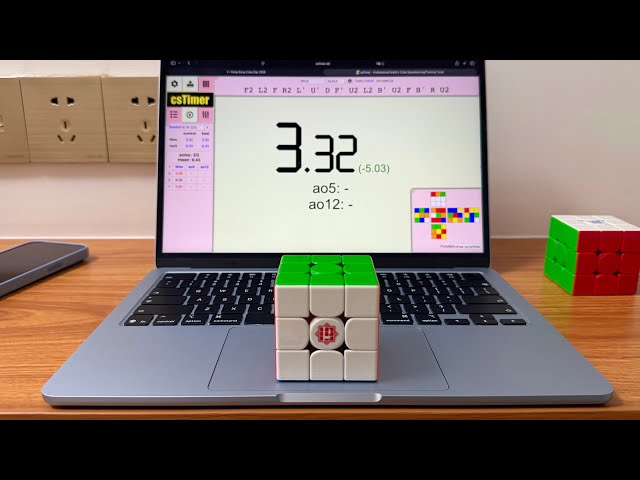 Rubik’s Cube Solved in 3.32 Seconds
