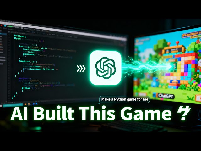 I Built a Python Game in 5 Minutes with ChatGPT (Full Code)