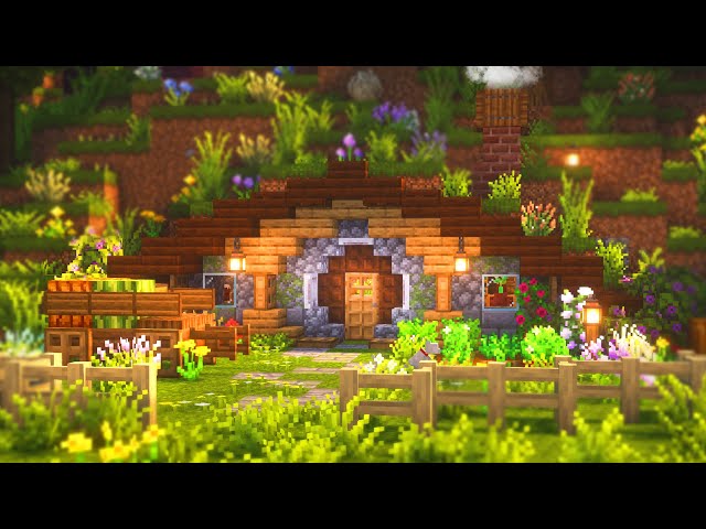 ⛏️ Minecraft Tutorial: Simple Hobbit Hole for Survival
