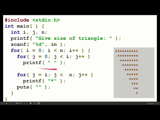 Exercise of c program control level, part 6