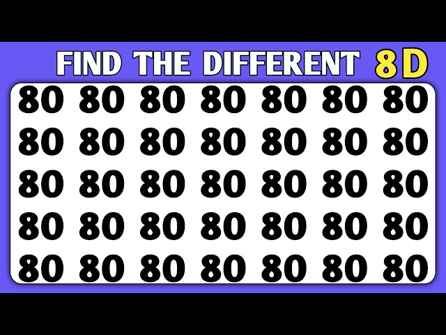Find the Odd One Out |Test Your Observations Skills Quiz Challenge| Number and Letter Brain Edition 