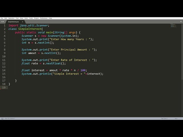 Java - Practical Demo to take input from the user using Scanner class