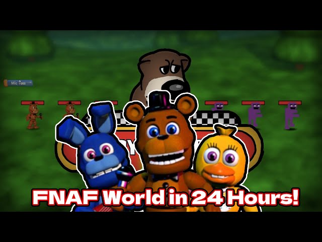 Making a FNAF World fan game in 24 hours!