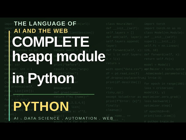 heapq module in Python
