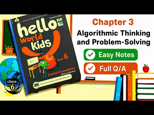 Computer||Book 6||Chapter 3||Algorithm and Problem- Solving