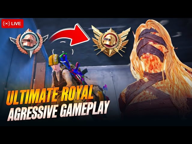 🔥 Live Rank Push Madness in PUBG Mobile Ultimate Royale! 🏆