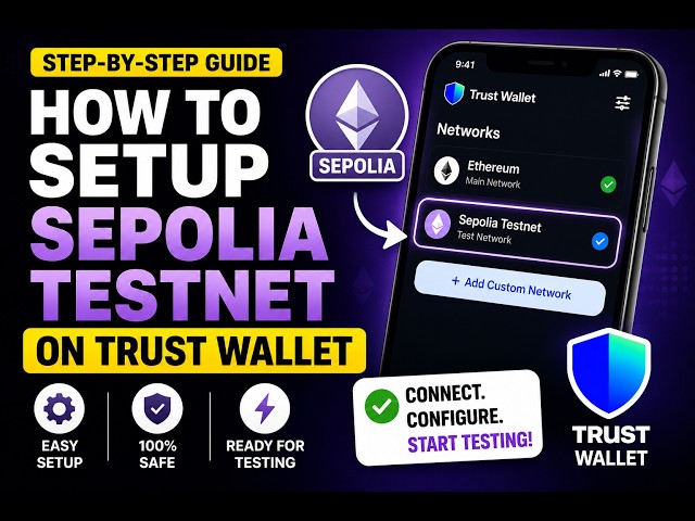 Setup Sepolia Testnet on Trust Wallet | Easy Beginner Tutorial
