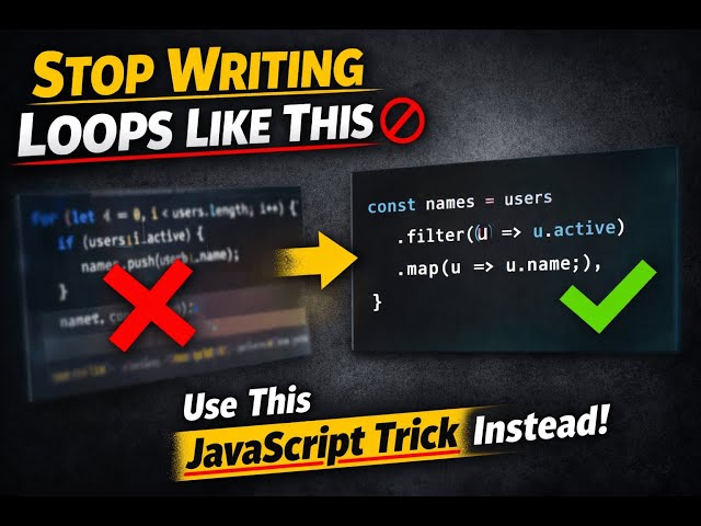 Stop Writing Loops Like This — Use This JavaScript Trick Instead