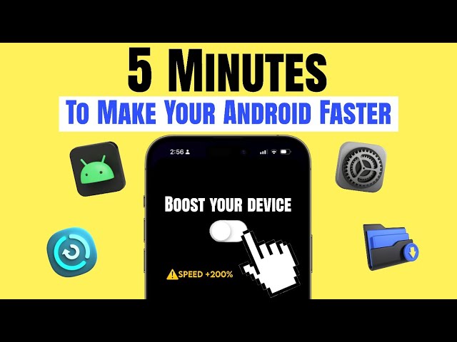 5 minutes to make your old android faster again🤯