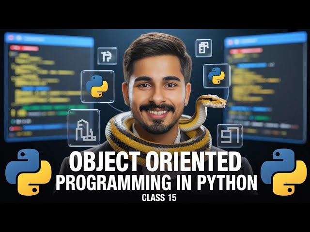 Object Oriented Programming in Python | Python Programming | Python Tutorial - Class 15