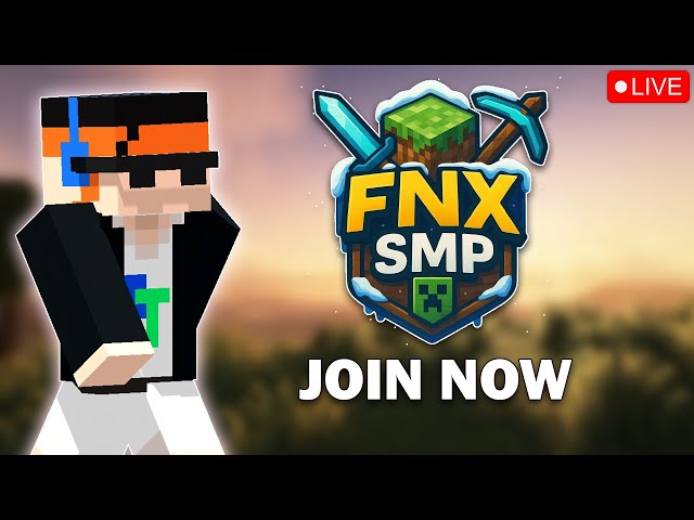FNX NETWORK SMP MINECRAFT || PUBLIC SMP 24/7 JAVA + BEDROCK | FREE TO JOIN #live #smp #minecraft