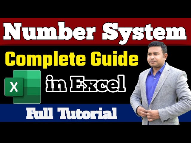 Complete Guide to Number System in MS Excel | BDS Computer