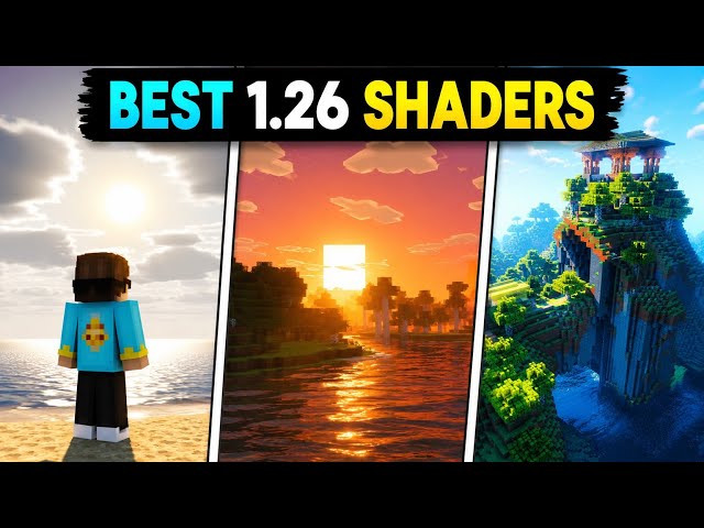🔥 TOP 3 BEST SHADERS for Minecraft PE 1.26+ | No Lag & Realistic! 