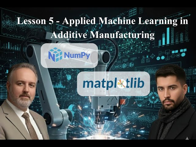 Lesson 5 (Part A) - Applied Machine Learning in Additive Manufacturing: NumPy Arrays