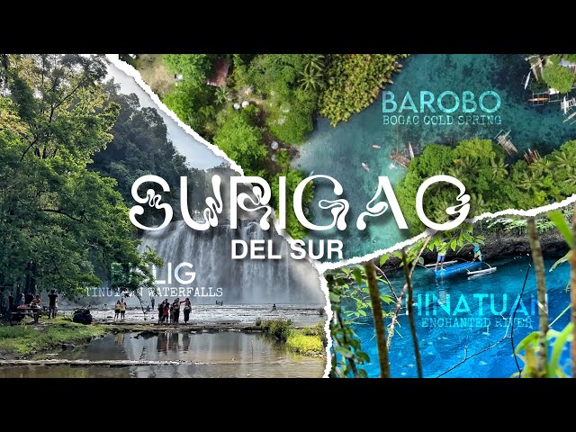 PAHINGA VLOG 26 - BOGAC COLD SPRING | ENCHANTED RIVER | TINUY-AN WATERFALLS | SURIGAO DEL SUR