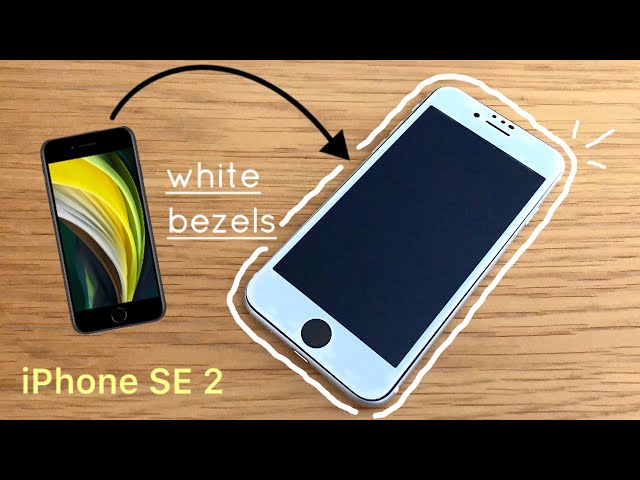 White bezels on iPhone SE 2!