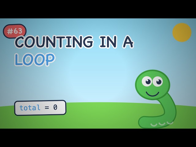 Python for Kids #063 — Counting In A Loop | Start at zero, add each time
