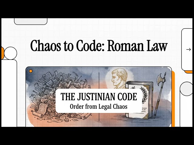 Chaos to Code: Roman Law