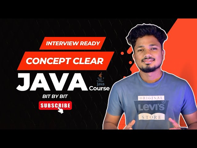 Java Course 2025: Project & Interview Ready | Learn Java from Scratch to Pro
