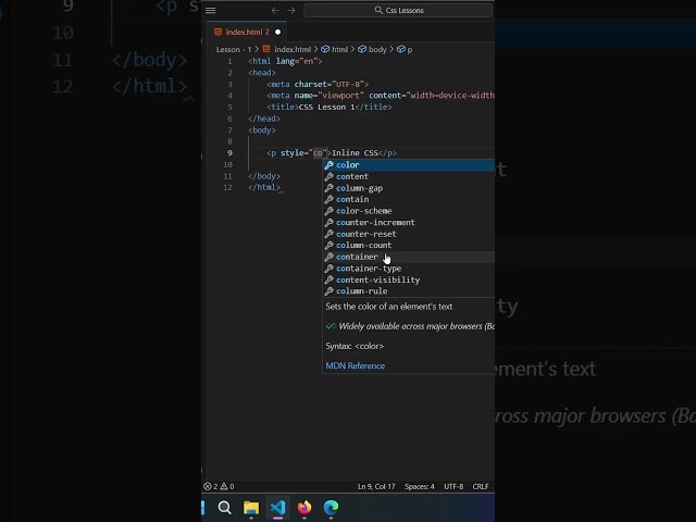 CSS Fundamentals in Tamil - Web Development