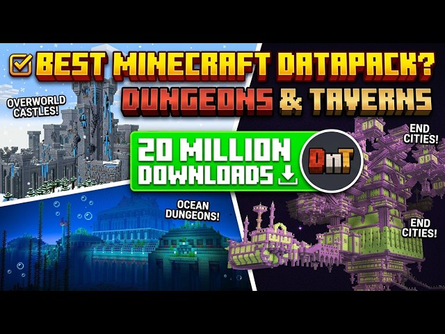 Why DnT is the best Minecraft Datapack - Minecraft Dungeons and Taverns - Minecraft Datapack
