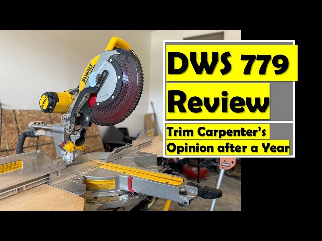 Is the DeWalt 12" Sliding Miter Saw Any Good? | DWS779 Professional Trim Carpenter's Review