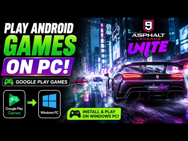 Play Android Games on ANY Windows PC! (FREE & Easy) 🔥