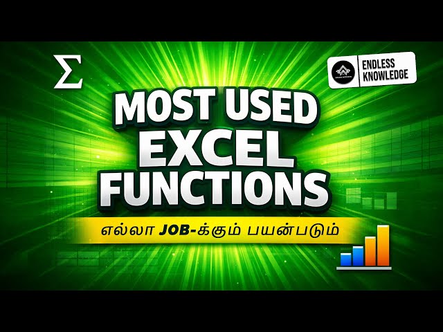 Most used Excel Functions