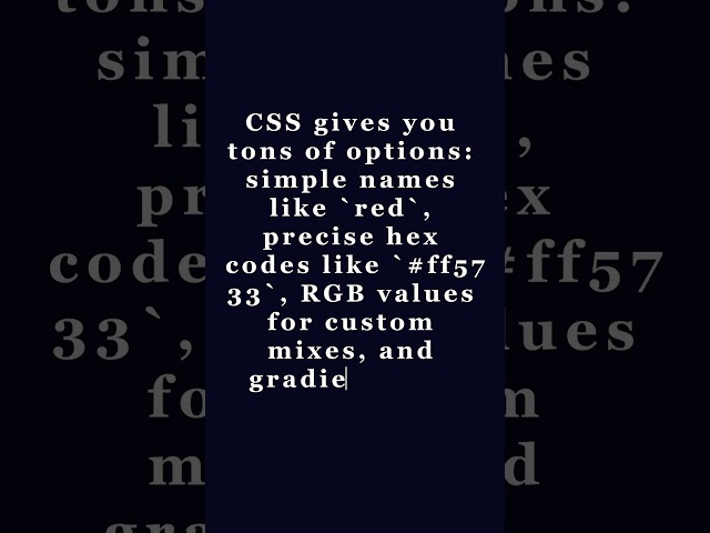 CSS styling with color & backgrounds #coding #programming #frontendcourse #explore #codingpractices