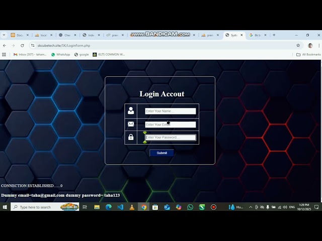 How backend work of a login page of any website? #php #mysql #html #css #js