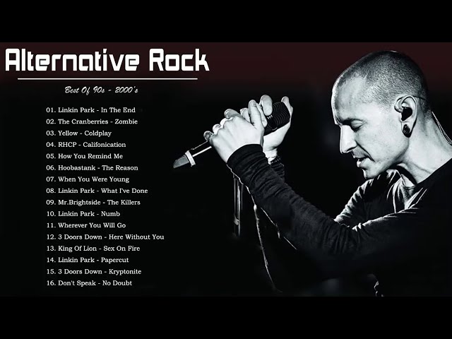 Creed, Linkin Park, Radiohead, Oasis, Nirvana, Green Day - Alternative Rock 2000s Greatest Hits