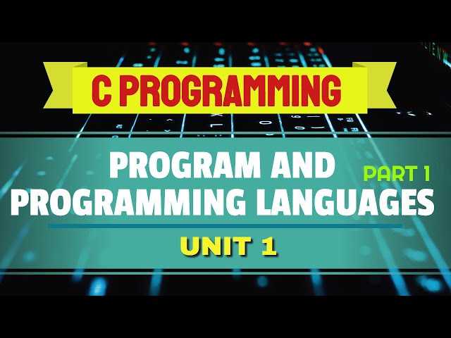 Program and Programming Language Part 1 (Urdu/Hindi)