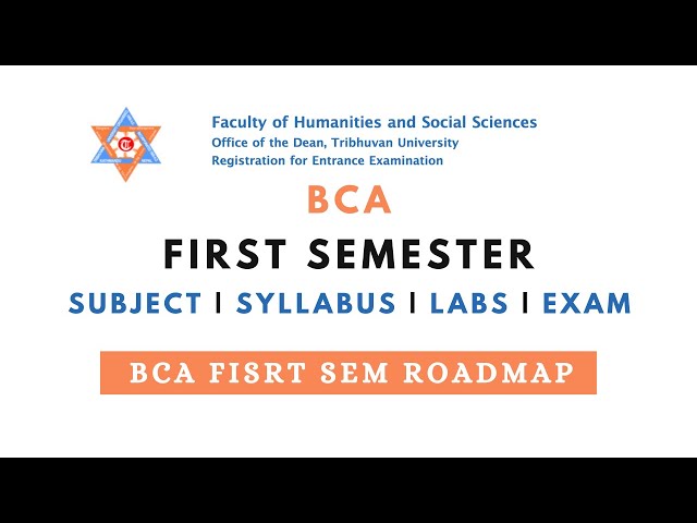 BCA 1st Semester Complete Roadmap 2080 | BCA Subjects, Syllabus.. | All about BCA