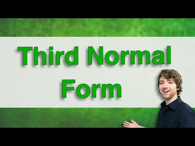 Db2 SQL Tutorial 14 - Third Normal Form (3NF)